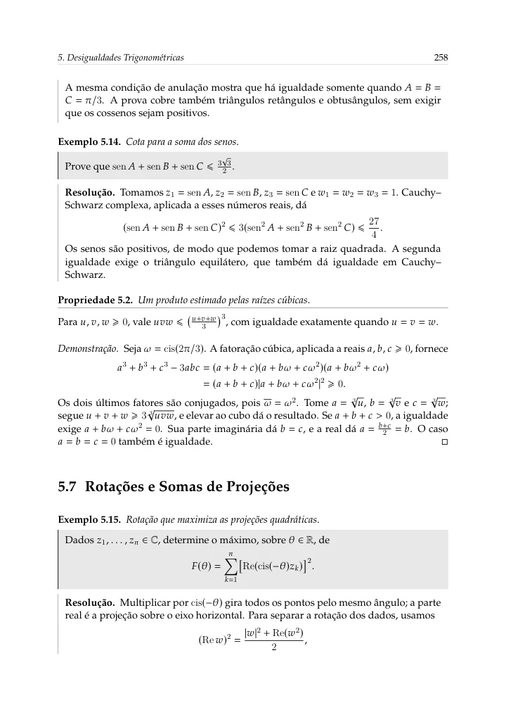 Desigualdades e condições de igualdade — página 14 da amostra