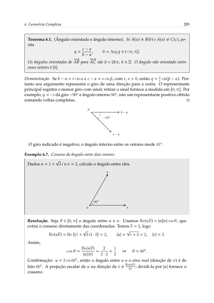 Geometria: vetores, ângulos e áreas — página 65 da amostra