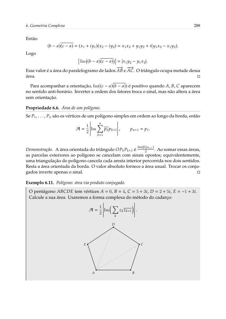 Geometria: vetores, ângulos e áreas — página 68 da amostra