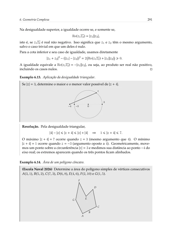 Geometria: vetores, ângulos e áreas — página 71 da amostra
