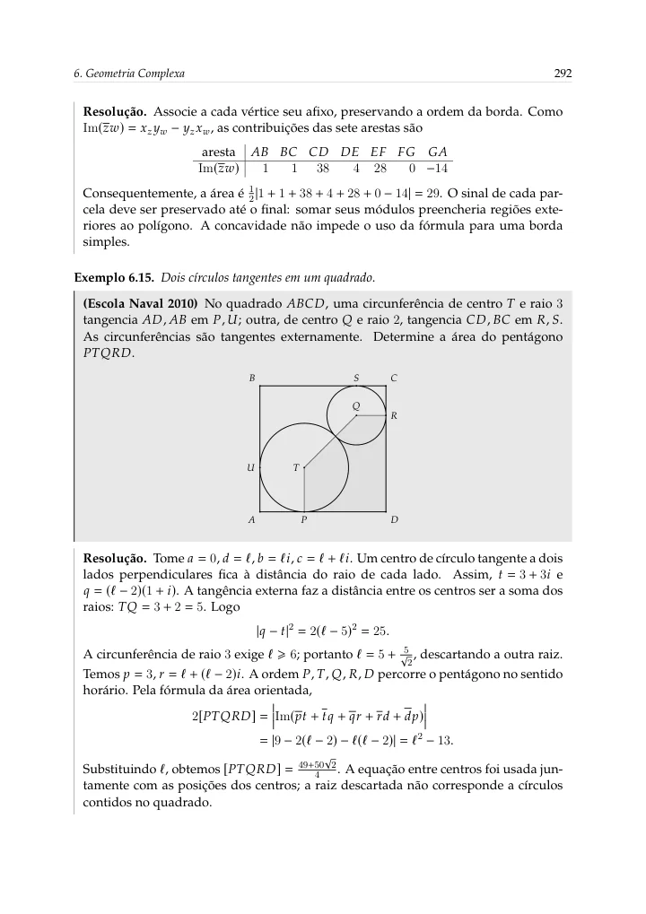 Geometria: vetores, ângulos e áreas — página 72 da amostra